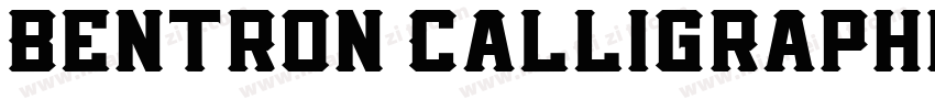 Bentron Calligraphic PERSONAL Regul字体转换